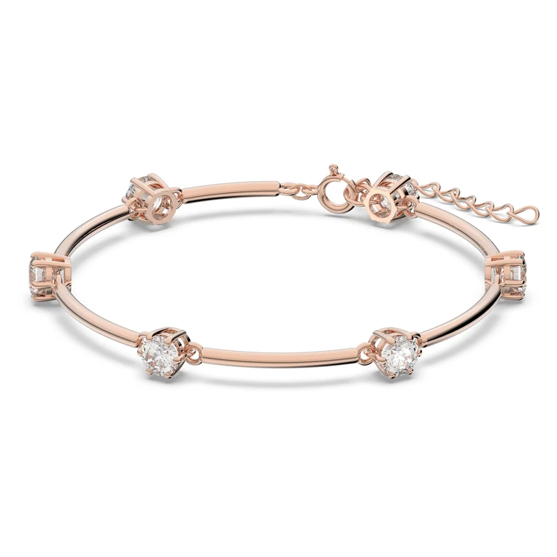 Swarovski Constella Bangle - Rose-Gold Tone Plated Bracelet