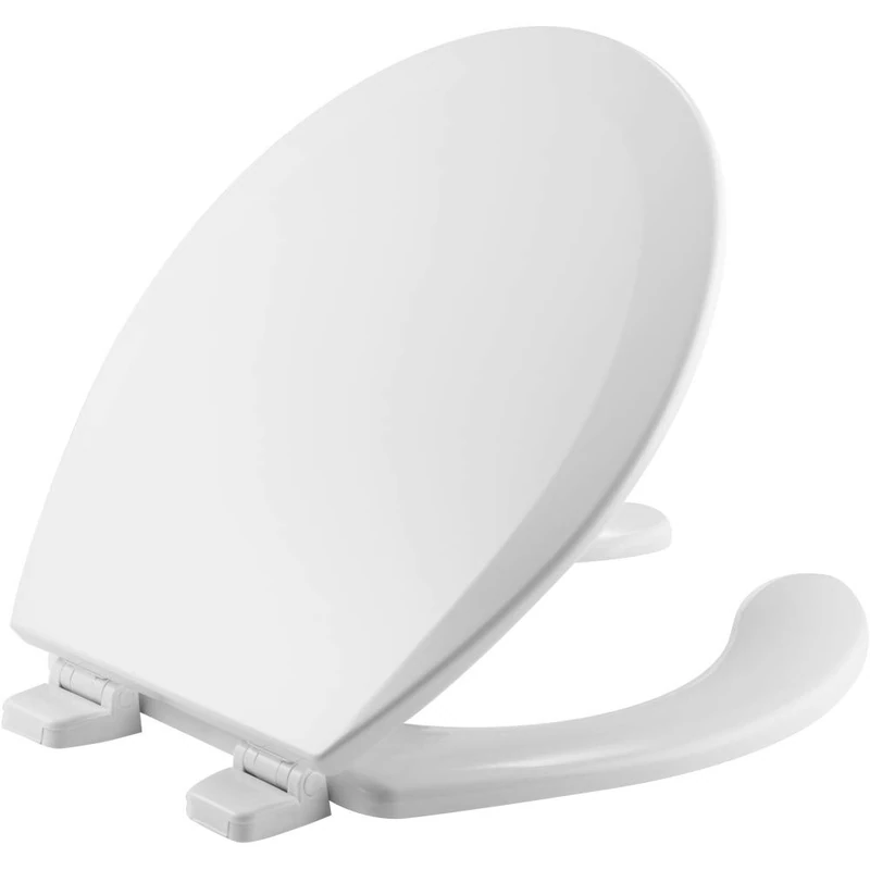 Bemis 550TTT 000 Toilet Seat, White, 1 Pack Round-New Model