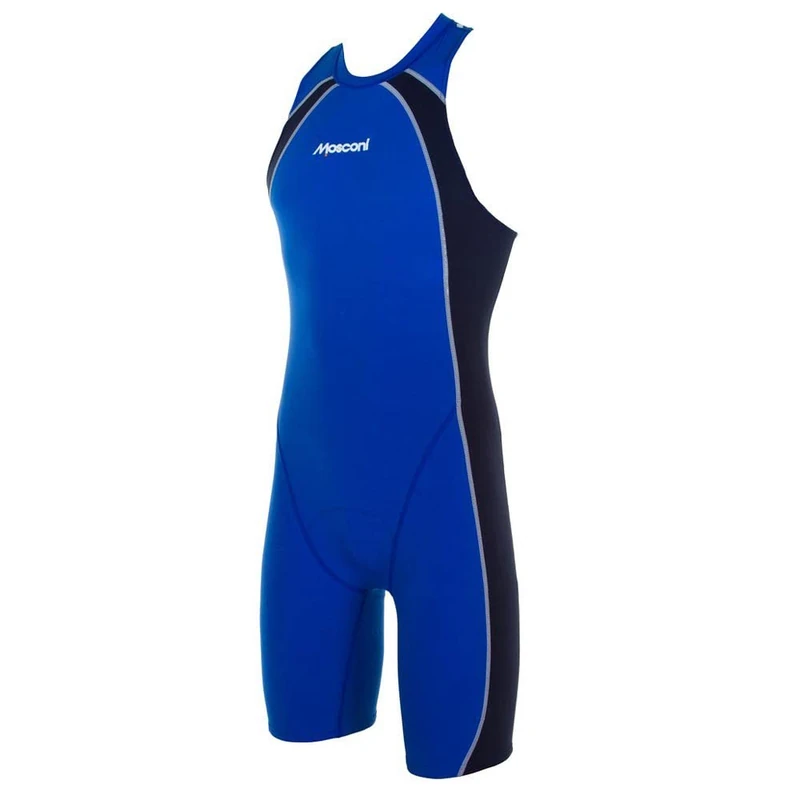Mosconi Men's Hombre Tri Band Trajes De Baño One Piece Swimsuit, Royal Blue/Navy, XXL