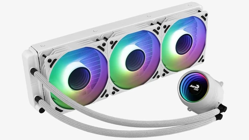 Gigabyte Aerocool Pulse 120mm ARGB AIO Water Cooling System, AMD & Intel Compatible, One Addressable RGB Fan, Compatible With Asus Aura Sync, MSI Mystic Light Sync, RGB Fusion and ASRock RGB Sync