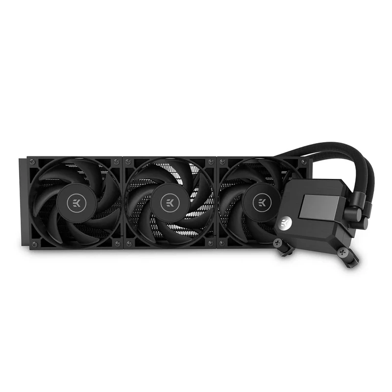 Digitally Addressable EK RGB All-in-One CPU Liquid Cooler with EK-Vardar High Quality PMW Fans (Basic - 360mm)