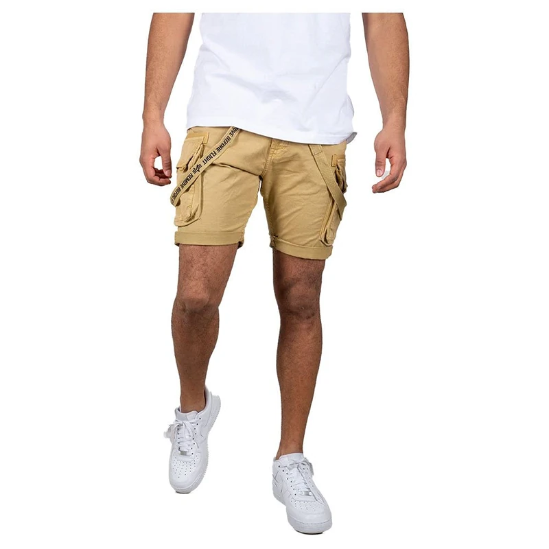 aplha industries Men's Utility Short Bermuda Shorts, Sand, 30