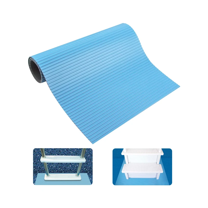 Swimline HYDROTOOLS Protecitve Pool Ladder Mat For Above Ground Pools Stairs, Steps, & Ladders | 48 x 60 INCH | Safety & Stability Swimming Pool Accessories | Made in USA | Premium Durable Material - Image 1