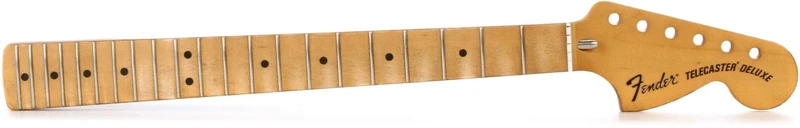 Fender Neck, Road Worn® '70's Telecaster® Deluxe Neck, 21 Medium Jumbo Frets, Maple, "C" Shape