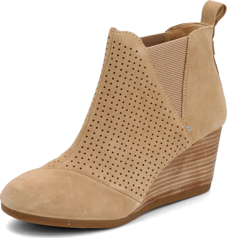 TOMS Women's Kelsey Boat Shoe, TAN, 8 UK