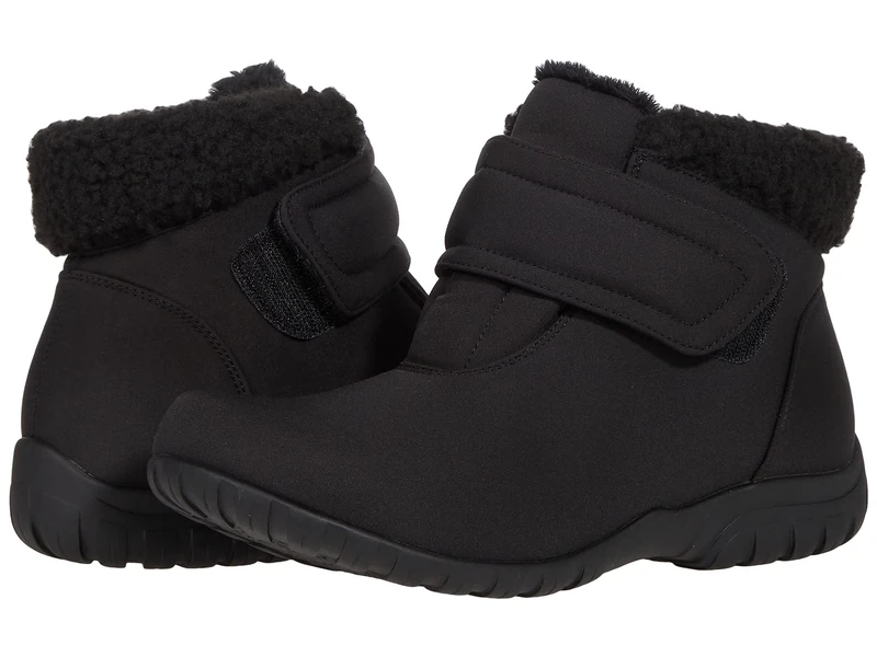 Propét Women's Dani Strap Snow Boot, Black, 7 UK