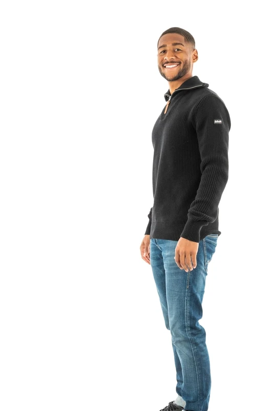 Schott NYC Men's Sweater - Black - Small