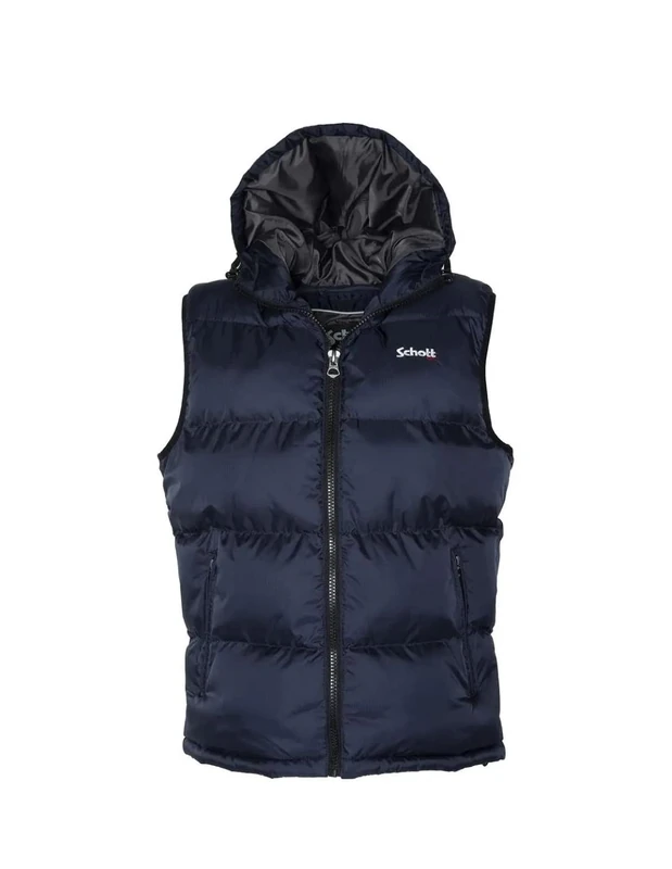 Schott NYC Men's Jacket - Blue - Medium