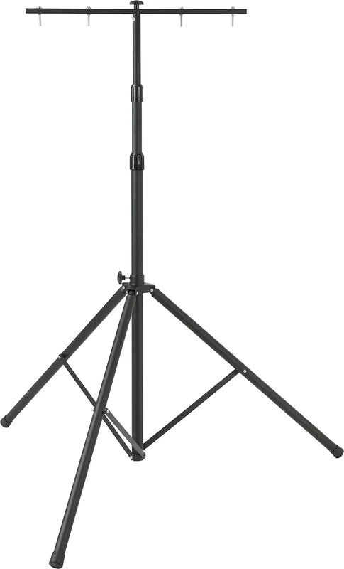 Brennenstuhl Construction Telescopic Tripod ST 301 with Crossbar / Tripod for Construction Worklights (incl. Crossbar for 2 worklights, continuously height adjustable from 115 up to 300cm)