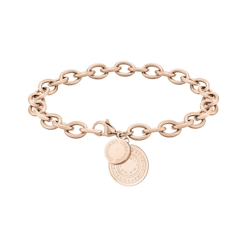 Liebeskind Bracelet with pendant made of stainless steel, 20 cm, Stainless Steel, No gemstone, - Image 1