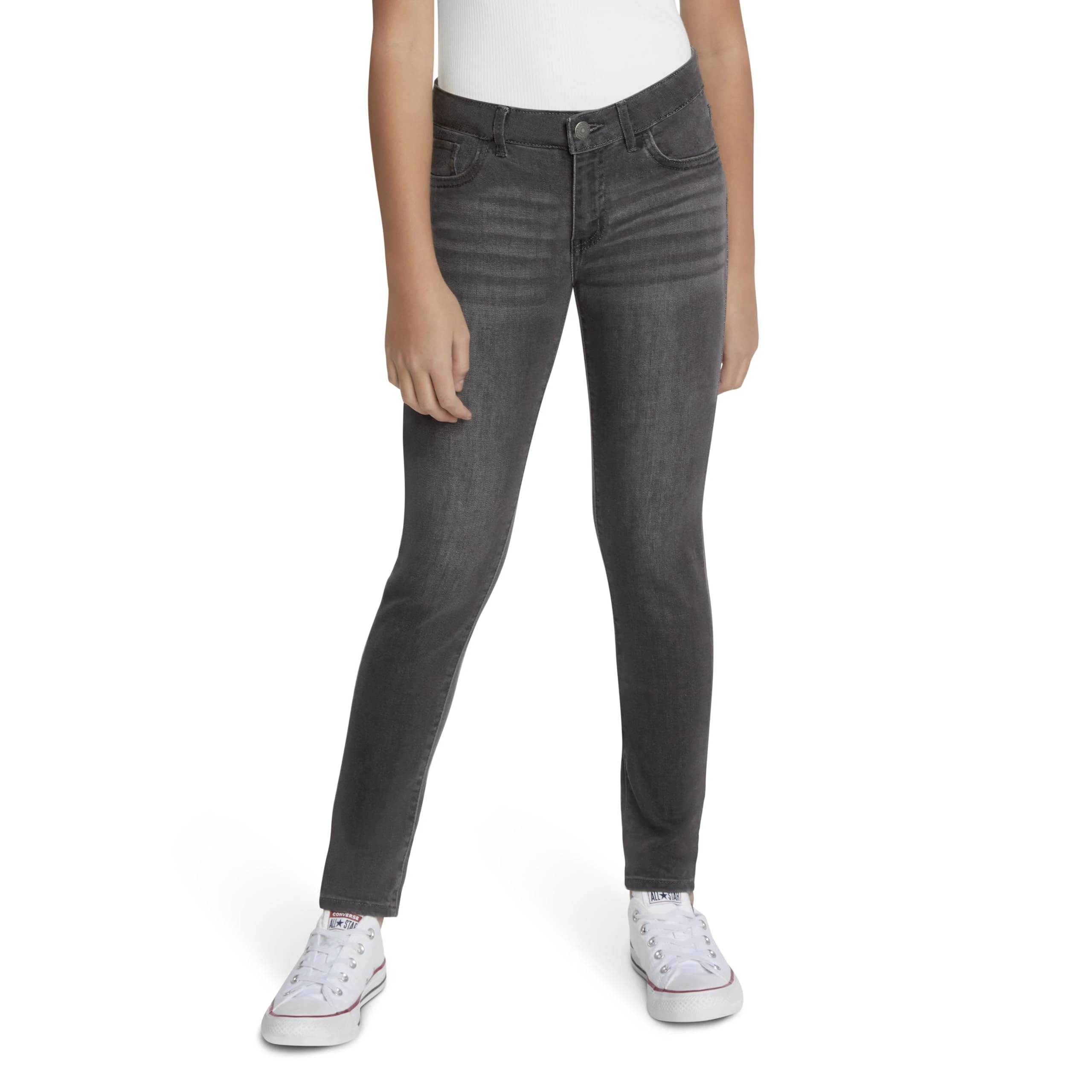 Levi's Kids 710 Skinny Jean Girls, Grey, 12 Years