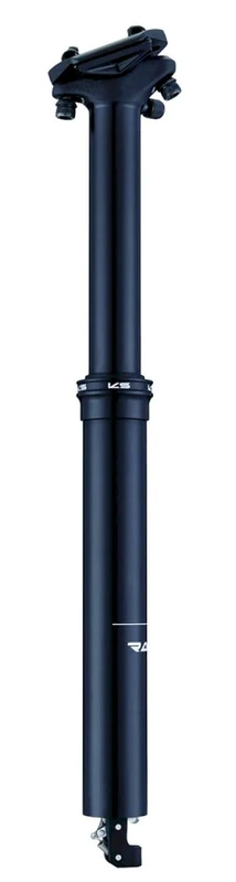 KS Rage Is Telescopic Seatpost Black/Silver Ø31.6 mm, 438 mm