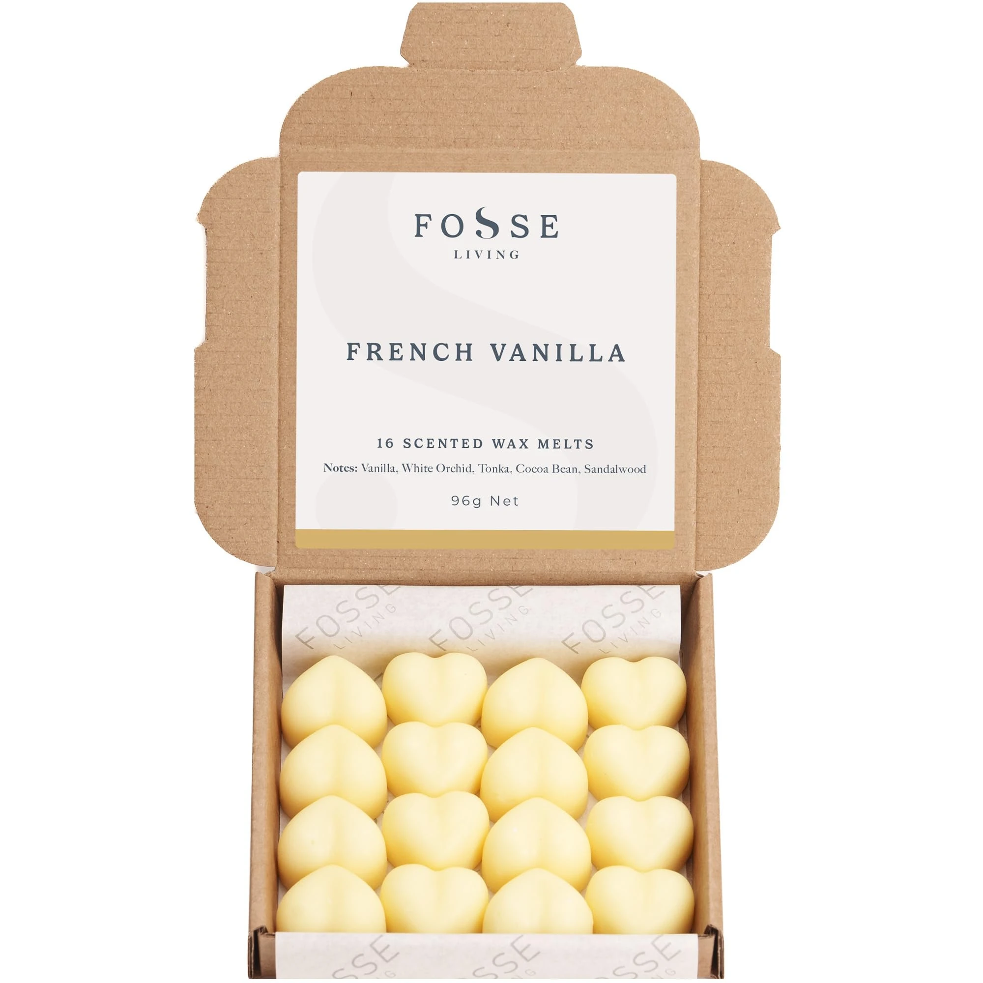 French Vanilla Strong Scented Wax Melts 16 Pack - The Gift for Every Occasion – Made in The UK