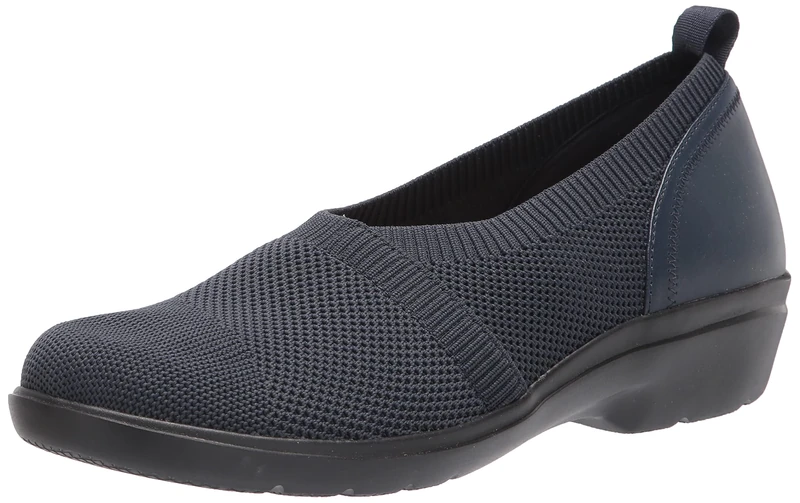 Clarks Women's Sashlyn Style Loafer, Navy Combi, 3 UK