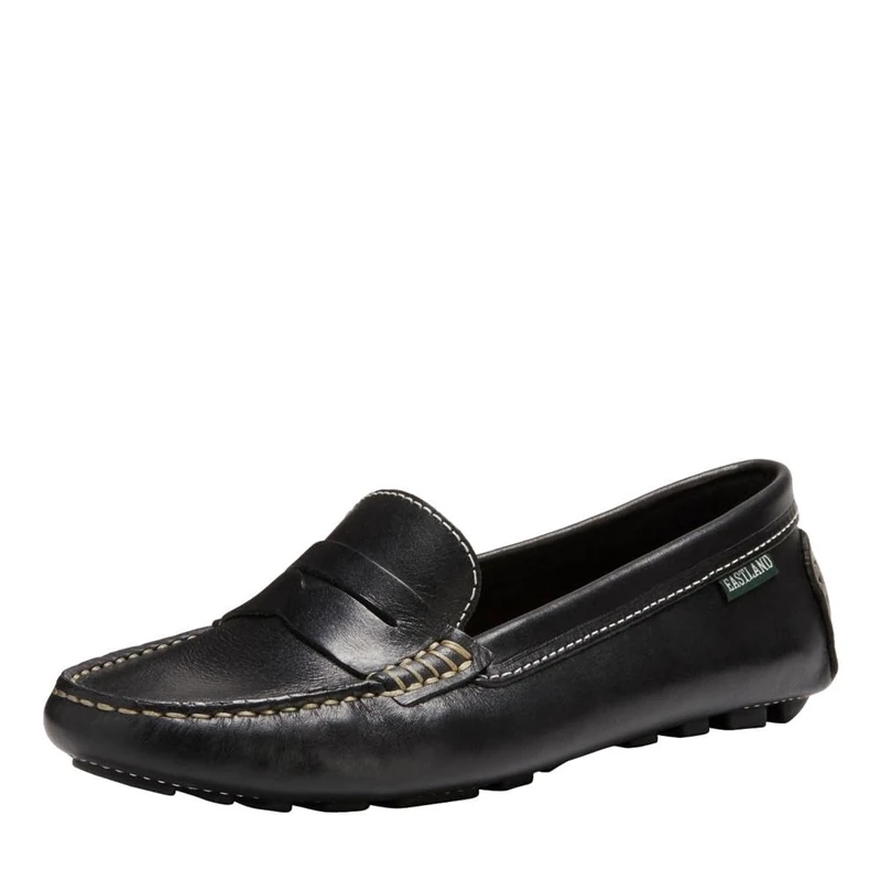 Eastland Women's Patricia Loafer, Black, 7 Wide
