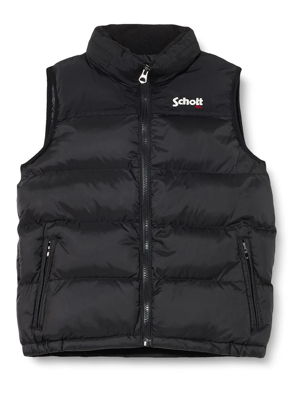 SCHOTT NYC Unisex Children's Utahvb Jacket, Black, 14 Years