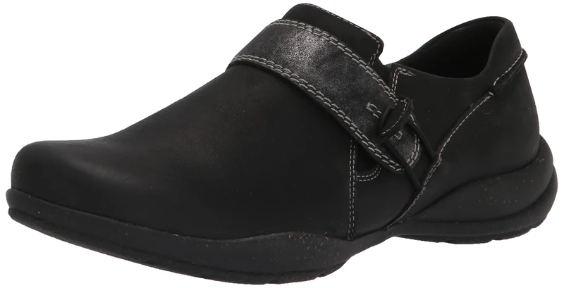 Clarks Women's Roseville Dot Loafer, Black Combi, 7.5 UK