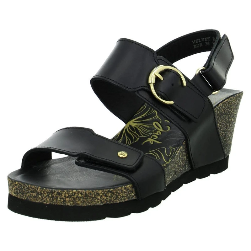Panama Jack Women's Velvet B1 Wedge Sandal, B1, 6 UK