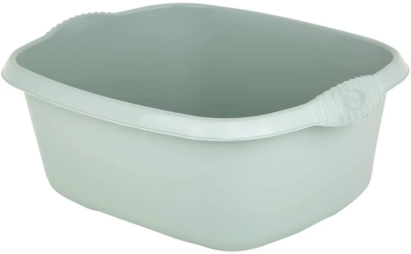 Wham Silver Sage High Grade Rectangular Rectangle Washing Up Bowl Basin