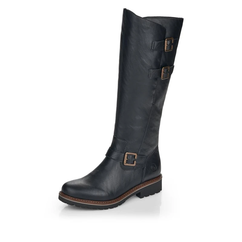 Remonte R6590, Women’s Knee High Boot, schwarz / 01, 6 UK