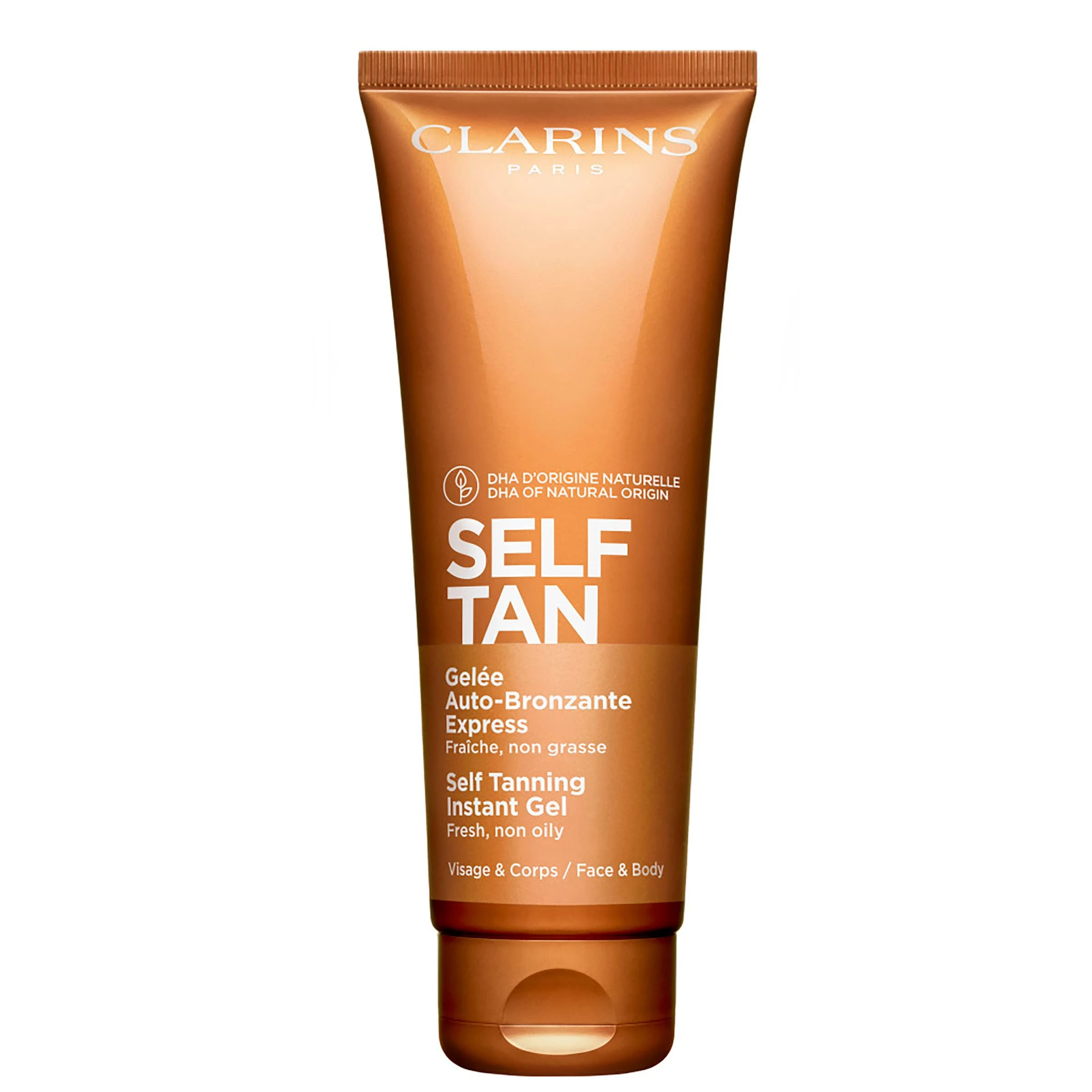 Clarins Self Tanning Instant Gel 125ml | Fast-Drying, Streak-Free Bronzing Gel for a Natural, Radiant Glow