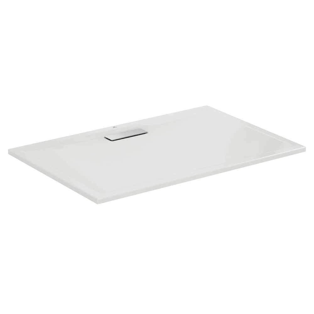 Ideal Standard Ultra Flat New Rectangular Shower Tray, 1200 x 800mm, T446901, White