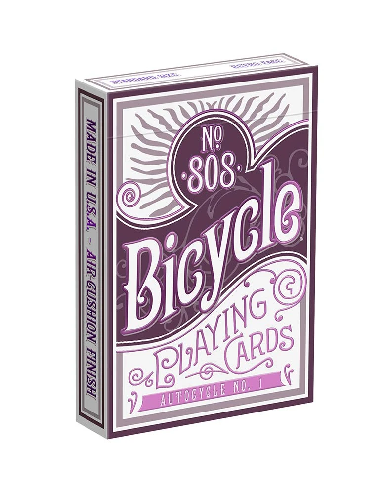 Bicycle Autocycle No. 1 Purple Playing Cards