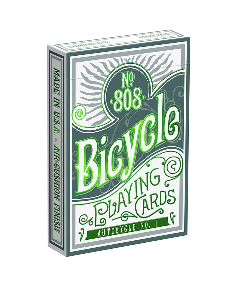Bicycle Autocycle No. 1 Green Playing Cards