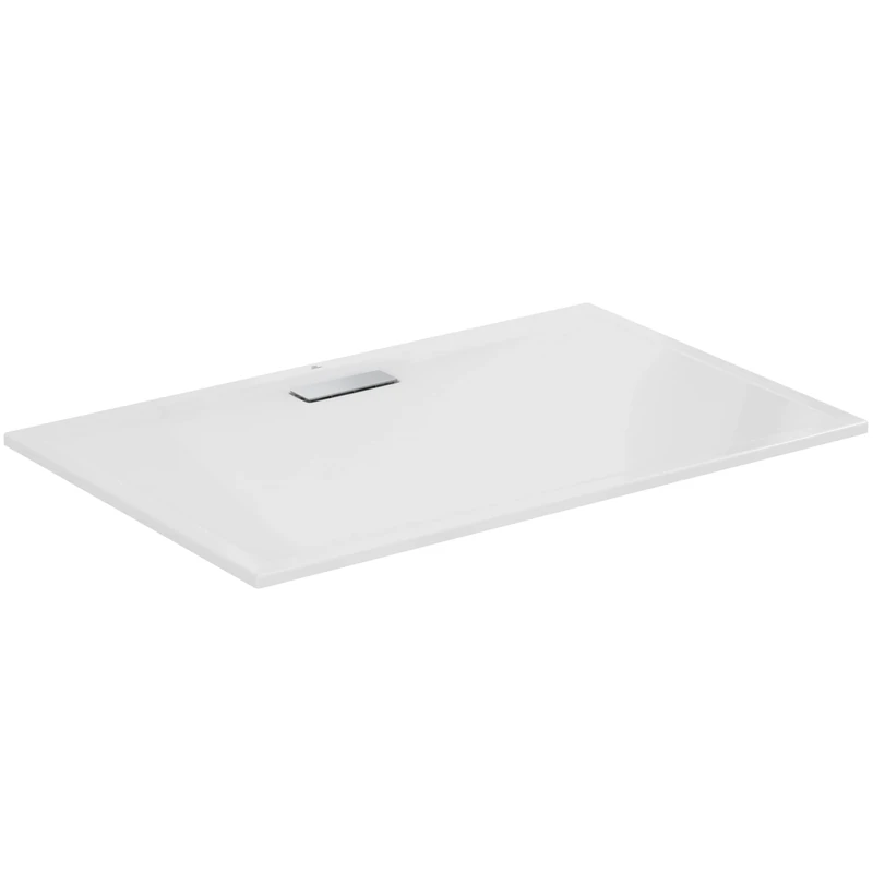 Ideal Standard T448401 Ultra Flat New Rectangular Shower Tray, Gloss White, 140 x 90 cm