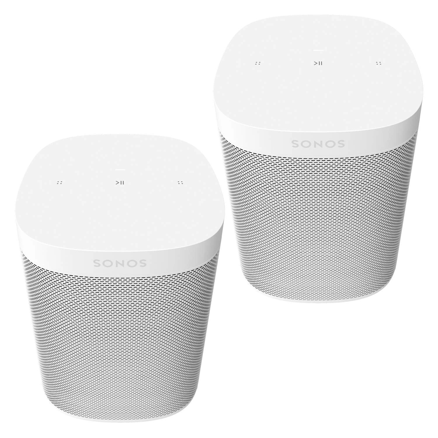Sonos Two Room Set One SL - The Powerful Microphone-Free Speaker for Music and More - White (Renewed)