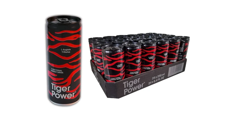 Tiger Power - Energy Drink - Pomegranate Red- 24x250ml - Image 1