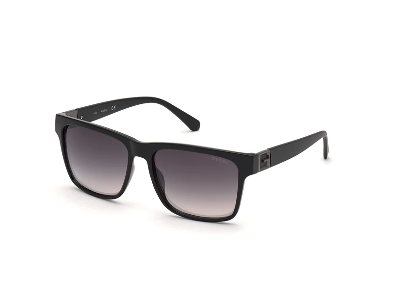 GUESS Men's Eyewear, shiny black, 58
