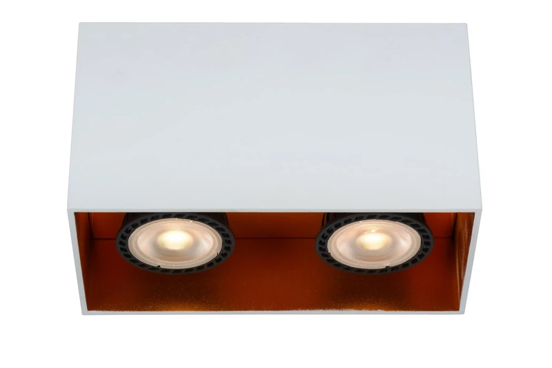 LUCIDE BIDO - Ceiling Spotlight - 2xGU10 - White