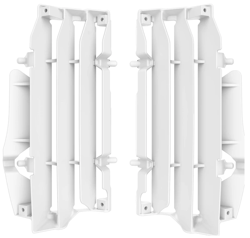 POLISPORT 8473600001 Radiator Slats Set Made of Strong and Durable Polypropylene without Fittings. Compatible with BETA RR Motorcycles in White