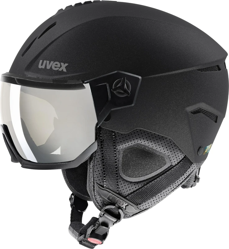 uvex Instinct Visor - Ski Helmet for Men and Women - Visor - Individual Fit - Black Matt - 59-61 cm