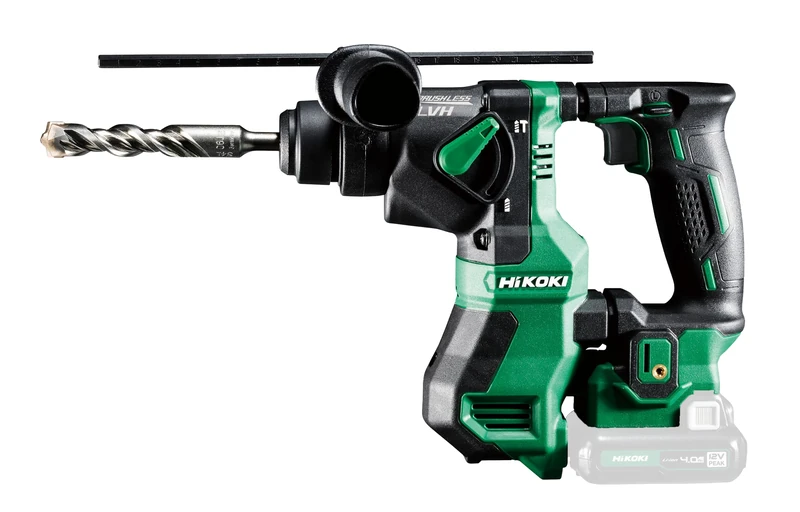 HIKOKI Akku Bohrhammer DH12DD (12V Brushless Motor, RFC Funktion, Low Vibration Handle, Auto-Stopp-Funktion, mit 2 Betriebsarten, im Transportkoffer)