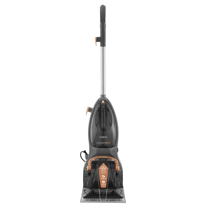 Tower T548003 TCW AQUAJET PLUS Carpet Washer with Allergen Removal and 250ml Cleaning Solution, Rose Gold and Grey