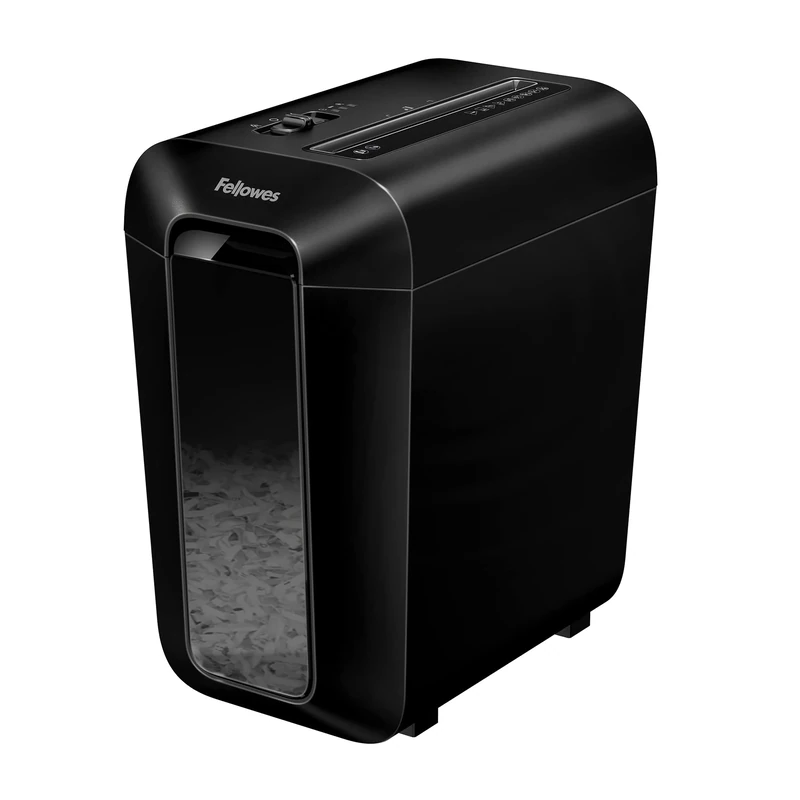 Fellowes LX65 Cross Cut Paper Shredder, Shreds 10 Sheets into 4x40mm Particles, For Home or Home Office