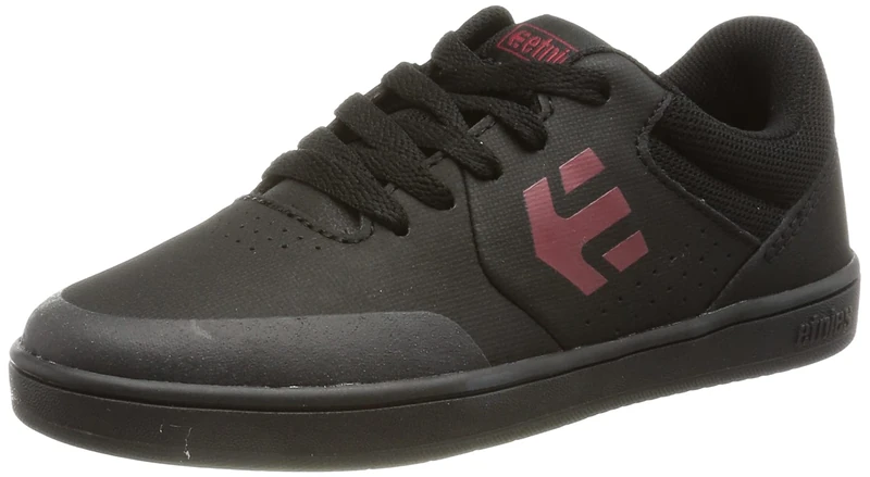 Etnies Kids Marana Skate Shoe, Black/RED/Black, 13 UK Child
