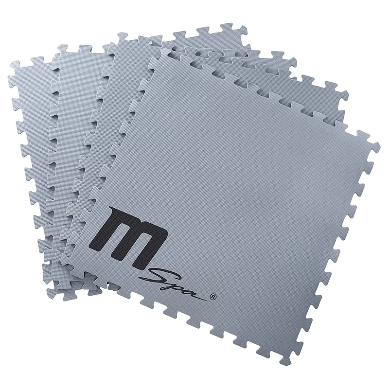 Heat Preservation Foam Mat For Mspa Hot Tub 59cm x 59cm 9pcs Set Interlocking Soft Floor Mats - Suitable For 4P Square/Round Spa and MONO - Image 1