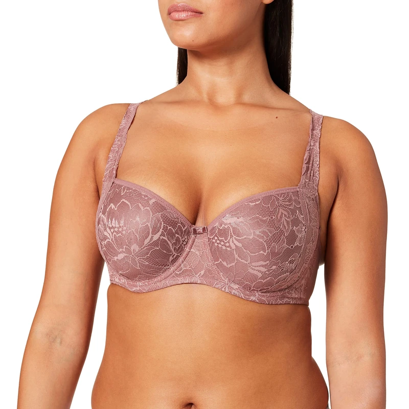 Triumph Women's Amourette Charm WHP02 Wired Padded Bra, Rose Brown, 36C
