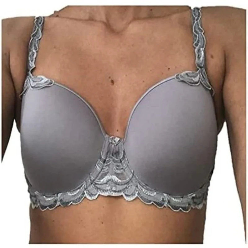 Triumph Women's Modern Finesse WP Wired Padded Bra, Grey, 34B