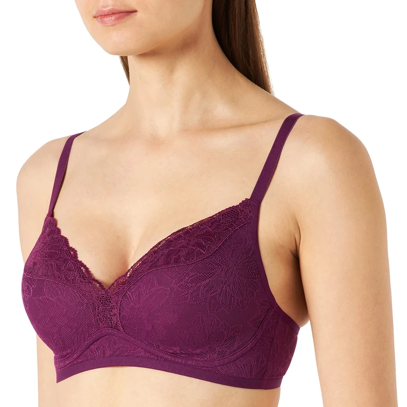 Triumph Women's Fit Smart P01 EX Padded Bra, Crushed Berry, 01