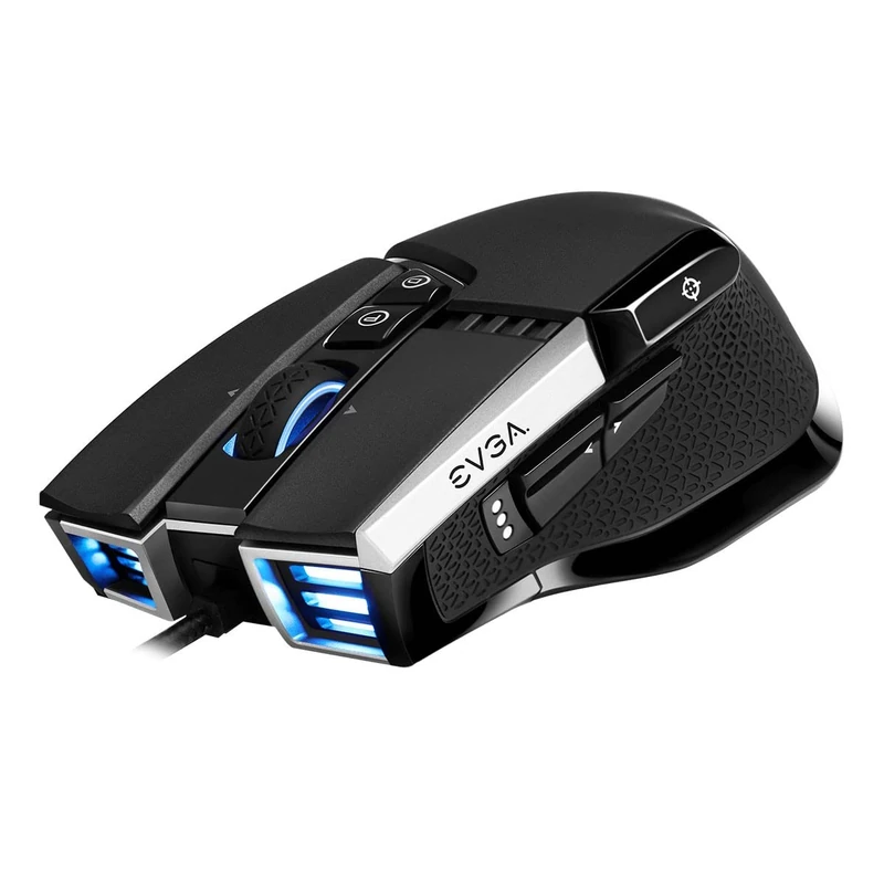 EVGA X17 Gaming Mouse, Wired, Black, Customizable, 16,000 Dpi, 5 Profiles, 10 Buttons, Ergonomic 903-W1-17BK-K3