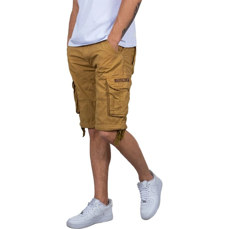 Alpha Industries Jet Short Mens Khaki