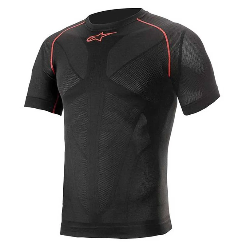 Alpinestars Men's Functions: T-Shirt, Black Red, XS/XL