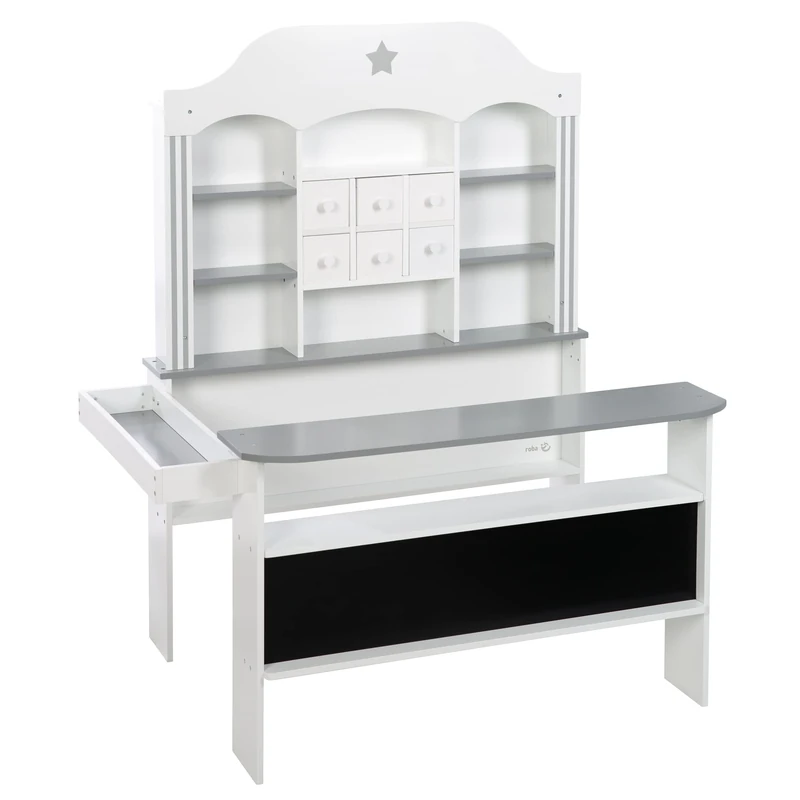 roba Play Candyshop With Drawers and Side Counter - incl. Accessories (White)