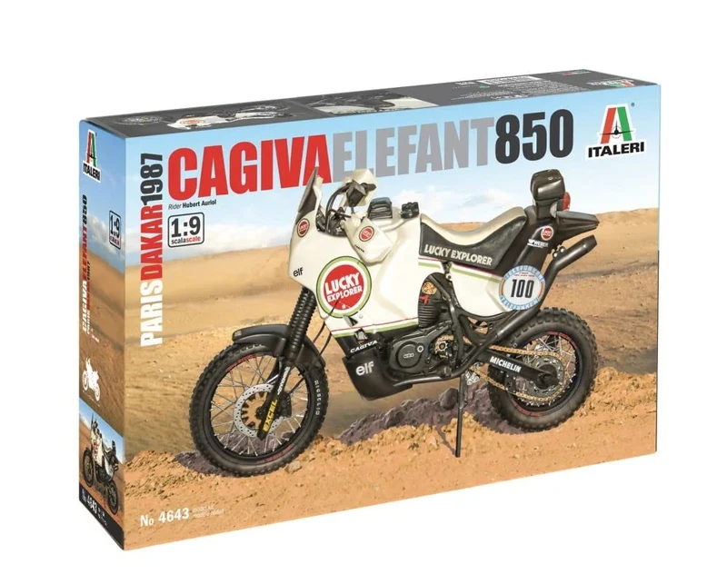 Italeri Bikes - Cagiva Elephant 850 Paris- Dakar 1987 - Image 1