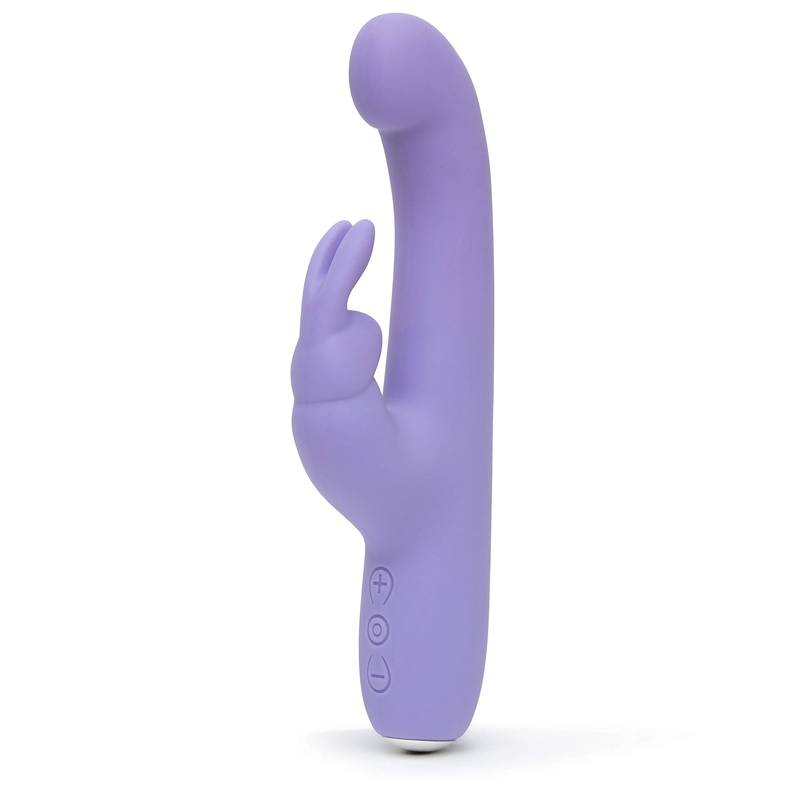 Lovehoney Luxury Rabbit Vibrator - 4.5 Inch 15 Function Silicone G Spot Vibrator for Women - Slim Tapered Shaft with Thick Flexible Rabbit Ears - Rechargeable & Waterproof - Purple