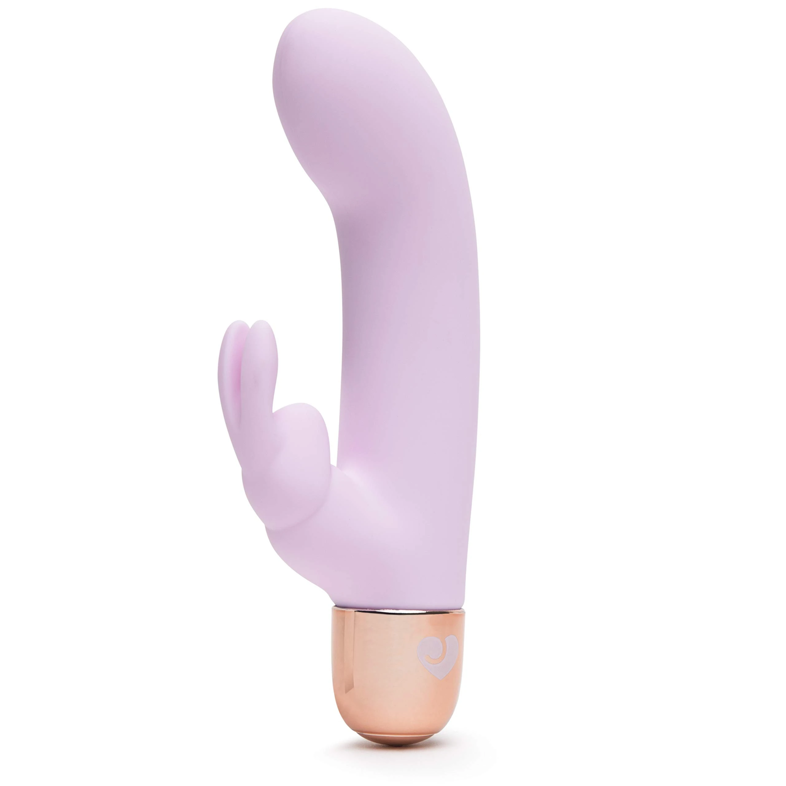 Lovehoney Frisky Rabbit Vibrator - 4 Inch Silicone Slimline G Spot Vibrator for Women - Beginner Friendly 10 Function Dual Stimulation Adult Sex Toy - Waterproof - Pink